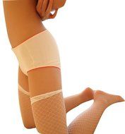 Underwear, PHOTNO Fashion Lingerie Woman Ladies Lace Fishnet Thigh High Stockings N15