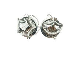 Bilipala 304 Stainless Steel Loose Leaf Tea Infuser Strainer Filter, Set of 2
