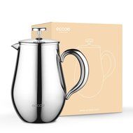 Ecooe Double Wall French Press Coffee Tea Maker Coffee Press Pot With Stainless Steel (1 liter, 34 oz) N5