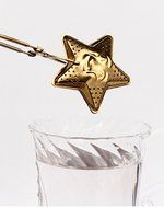 Creativity Gold Stainless Steel Quality Tea Infuser Clip - Star / Moon / Sun / Shell / Teapot N11