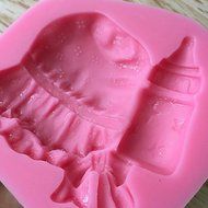 Y&XL&H Baby Hat & Bottles Silicone Cake Mold N2