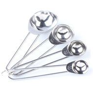 Holidayli Set of 4 Tea Coffee Measuring Scoop Spoons, Premium Stainless Steel Measuring Spoons for Tea, Coffee N5