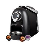 CBTL Kaldi 9909 Single-Cup Brewer Espresso, Coffee and Tea Bundle, Black N2