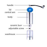 Delipop ES66 Manual Coffee Grinder Premium Stainless Steel With Adjustable Ceramic Burr 7.5inch Length Including... N4