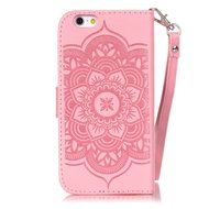 iPhone 7 Case, PHEZEN Dream Catcher Design Bling Diamond PU Leather Wallet Case [Magnetic Closure] [Credit Card... N16