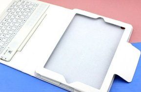 TOP New Ipad3 , Ipad2 Case with Keyboard & Bluetooth, Leather Case for Apple New Ipad3 , Ipad 2, The New Leather... N7