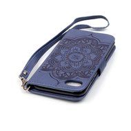 iPhone 7 Case, PHEZEN Dream Catcher Design Bling Diamond PU Leather Wallet Case [Magnetic Closure] [Credit Card... N19