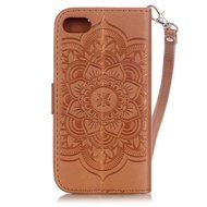 iPhone 7 Case, PHEZEN Dream Catcher Design Bling Diamond PU Leather Wallet Case [Magnetic Closure] [Credit Card... N21