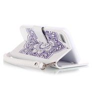 iPhone 7 Case, PHEZEN Dream Catcher Design Bling Diamond PU Leather Wallet Case [Magnetic Closure] [Credit Card... N23