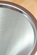 Stainless steel coffee dripper filter. Reusable paperless coffee cone with separate stand. Environmentally friendly... N7