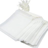 Thiroom 200pcs Disposable Filter Empty Teabags String Heat Seal Herb Loose Tea bag N5
