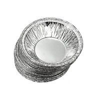 Yunko 250 Pcs Disposable Baking Circular Egg Tart Tins Mold Makers Cake Cups Foil Tart Pie Pans N2