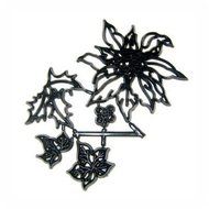 Poinsettia, Ivy &amp; Holly Cutter Set by Patchwork Cutters N2