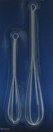 Mini Whisks Set of 2 Stainless Steel Whipping Beaters Kitchen Tools N2