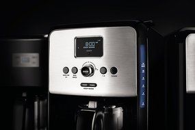 KRUPS EC3140 Savoy Programmable Digital Coffee Maker Machine with Stainless Steel Body and LED Control Panel,12... N7