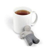 A-forest 4 Pcs Tea Filters Design Mr Silicone Tea Infuser Leaf Herbal Tea Strainer Loose Tea