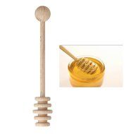 Honey Dipper Dripper Drizzler 6" Wood Stick Dip Server Beechwood Stirring Rod !!