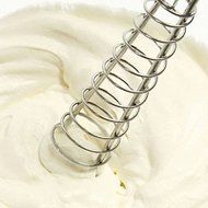 8" Stainless Steel Mini Saucinator Whisk with Silicone Coil Heat Resistant 480 F N5