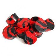 Red / Black Non Stick Silicone Oil Kitchen Container Jar + Bonus Enamel Pin Wholesale Pricing (5) N3