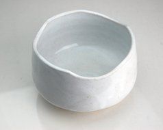 White Kohiki Japanese Ceremony Tea Bowl | Chawan | #47114 | Hand Made | Kohiki Minoyaki | White | 15oz | Japan | N4