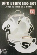 9pc Porcelain Espresso Set - Bene Casa N2