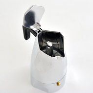 Alessi MT18/6 "Ossidiana" Stove Top Espresso 6 Cup Coffee Maker in Aluminium Casting Handle And Knob in Thermoplastic... N5