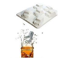 Y&XL&H Car Shape Ice Mould Silicone Ice Cubes (Random Color) N3
