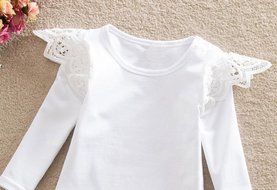 Jumpsuits,BeautyVan Toddler Baby Girl Solid Lace Long Sleeve Romper Jumpsuits Kid Clothes (12M, Navy) N13