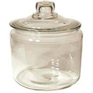 Tea Jar Round with Glass Lid 96 oz. 217658