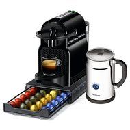 Nespresso Original Line Inissia C40 Black Espresso Maker Bundle with Aeroccino Plus Milk Frother and Bonus 40...