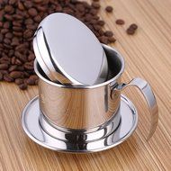 Kteam Coffee Maker Pot, Stainless Steel Vietnamese Coffee Drip Filter Maker Single Cup Coffee Drip Brewer - Portable... N2