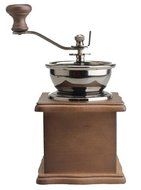 PuTwo B019XIUCZM Coffee Grinder Burr Coffee Grinder Stainless Steel with Ceramic Hand Crank, Wooden N2