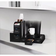 Mind Reader Black K-Cup Combine 2-Piece Drawer and Condiment Organizer N2