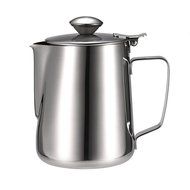 Anself Stainless Steel Milk Frothing Pitcher Coffee Foam Container Milk Cup Espresso Measuring Cups N9