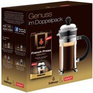 Dallmayr Bodum Chambord Kaffeebereiter (3 Tassen) und French Press Selection (250g), 1er Pack