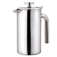 800Ml 202 Stainless Steel Double Walled Tea Pot Coffe Maker with Handle K1876-2