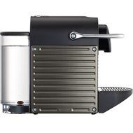 Nespresso Pixie Espresso Maker - Electric Titan (C60-US-TI-NE) with Aroma Stainless Steel One Serving Milk Frother N4