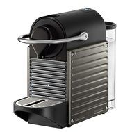 Nespresso Pixie Espresso Maker - Electric Titan (C60-US-TI-NE) with Aroma Stainless Steel One Serving Milk Frother N6