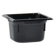 Vollrath 8064420 1/6 Size Super Pan 4"Deep, Black