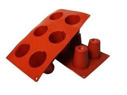 NY Cake Silicone Baking Mold- Volcano 6 Cavities.