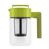 Takeya Tea Maker with Silicone Handle, 24-Ounce, Avocado/Olive