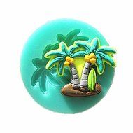 Sher Coco Coconut Palm Tree Fondant Cake Molds Chocolate Mould For The Kitchen Baking Sugar Cake Decoration Tool