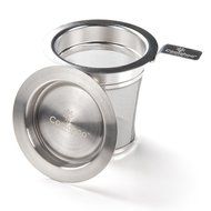 Loose Leaf Tea Infuser with Mesh Basket | Finest Stainless Steel Strainer and Steeper for Green, Black & Herbal... N4