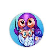 Generic Unique Have Cute Funny Owl Cup Mat Mdf Material N7