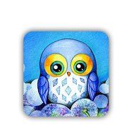 Generic Unique Have Cute Funny Owl Cup Mat Mdf Material N9