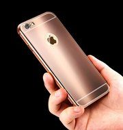For iPhone 6 Case, Aroko Luxury Air Aluminum Metal Bumper Detachable + Mirror Hard Back Case ,2 in 1 cover ,Ultra... N4