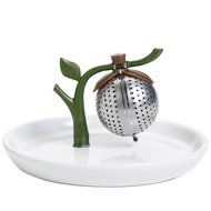 Arta by Chef'n Tea Tree Tea Infuser and Saucer N3