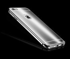 For iPhone 6 Case, Aroko Luxury Air Aluminum Metal Bumper Detachable + Mirror Hard Back Case ,2 in 1 cover ,Ultra... N5