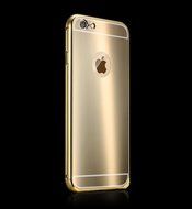 For iPhone 6 Case, Aroko Luxury Air Aluminum Metal Bumper Detachable + Mirror Hard Back Case ,2 in 1 cover ,Ultra... N6