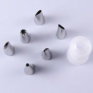 Y&XL&H Set of 6 Cake Decorating Kit Icing Bag Tips Baking Tool Paste Food Pastry Piping 1562 cm N4